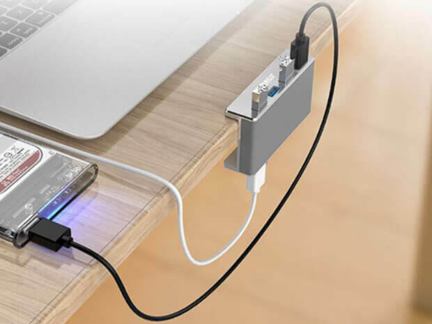 Hub USB 3.0 Orico de Prender 5Gbps Alta Velocidade Hub USB 3.0 Orico de Prender 5Gbps Alta Velocidade