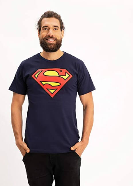 Camiseta Logo Superman, Piticas, Unissex Camiseta Logo Superman, Piticas, Unissex