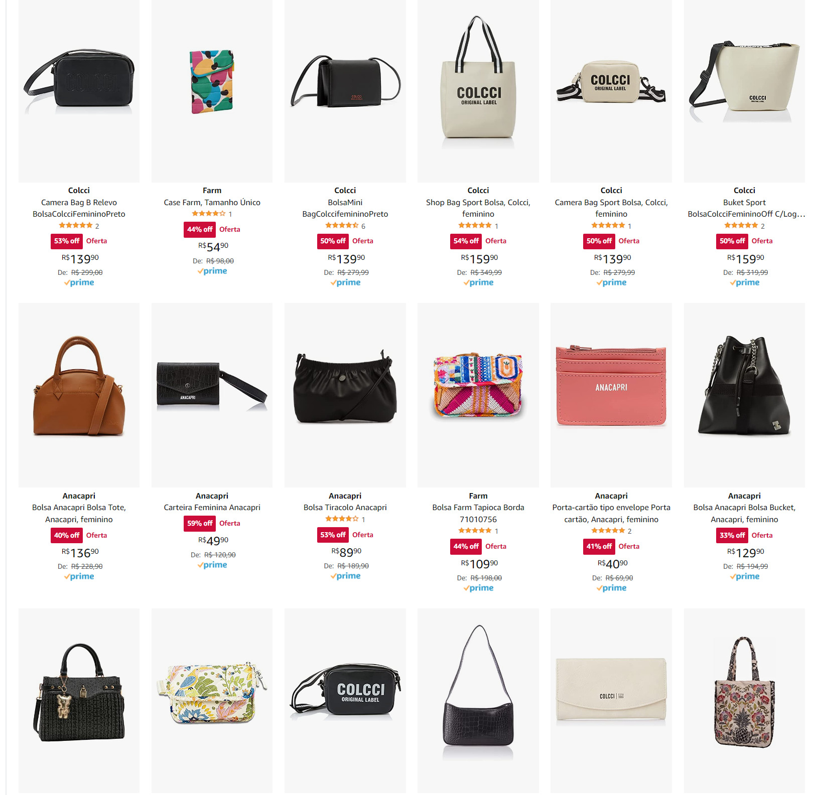 Mês da Mulher: Bolsas e Carteiras femininas Mês da Mulher: Bolsas e Carteiras femininas